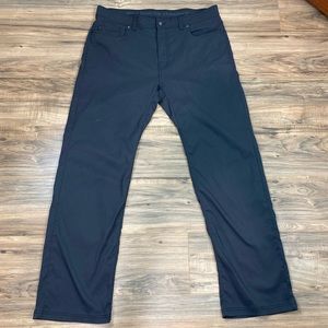 Prana Brion Slim Fit outdoor nylon hiking athletic pants, 38x34